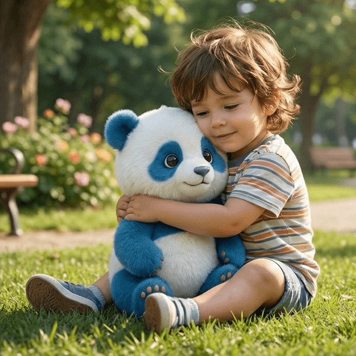 Niño con Lumi aprendiendo en Lumiverso