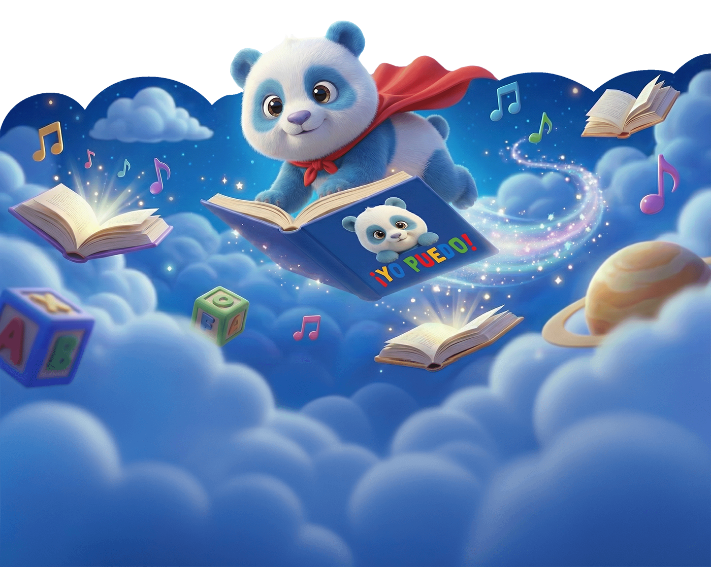 Lumi el oso, mascota de Lumiverso Kids